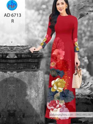 1585813230 42 Vai ao dai hoa sen kieu moi AD 6713