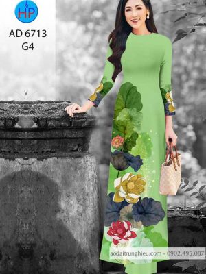 1585813231 27 Vai ao dai hoa sen kieu moi AD 6713