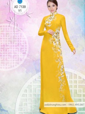 Vải áo dài hoa dọc thân thiết kế 2020 AD 7139 21 1585884216 77 Vai ao dai hoa doc than thiet ke 2020 AD