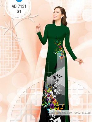 Vải áo dài hoa 3D kiểu mới AD 7131 35 1585884433 318 Vai ao dai hoa 3D kieu moi AD 7131