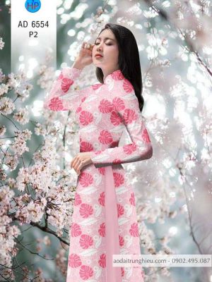1585988585 210 Vai ao dai hinh la thiet ke 2020 AD 6554
