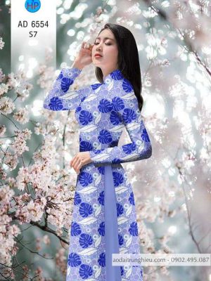 1585988585 71 Vai ao dai hinh la thiet ke 2020 AD 6554
