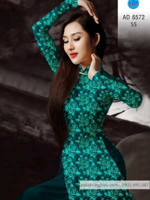 Vải áo dài hoa hồng đều kiểu mới AD 6572 35 1586054958 496 Vai ao dai hoa hong deu kieu moi AD 6572