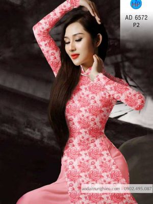 Vải áo dài hoa hồng đều kiểu mới AD 6572 33 1586054958 999 Vai ao dai hoa hong deu kieu moi AD 6572