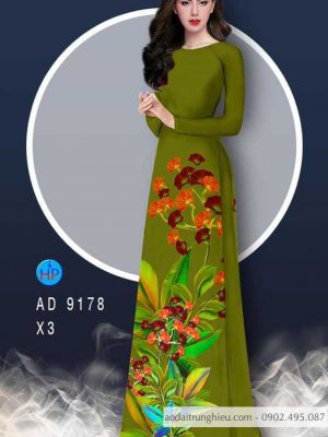Vải áo dài hoa 3D mới ra AD 9178 28 1586055076 446 Vai ao dai hoa 3D moi ra AD 9178