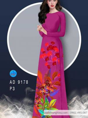 Vải áo dài hoa 3D mới ra AD 9178 29 1586055076 647 Vai ao dai hoa 3D moi ra AD 9178