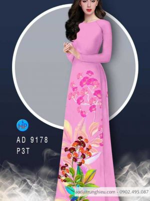 Vải áo dài hoa 3D mới ra AD 9178 33 1586055077 567 Vai ao dai hoa 3D moi ra AD 9178