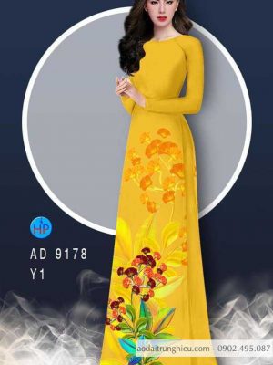 Vải áo dài hoa 3D mới ra AD 9178 34 1586055077 899 Vai ao dai hoa 3D moi ra AD 9178