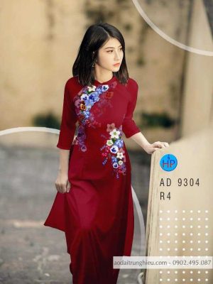 1586138237 528 Vai ao dai hoa 3D kieu moi AD 9304