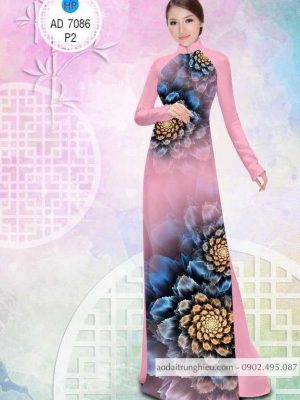 1586138359 104 Vai ao dai hoa 3D kieu moi AD 7086