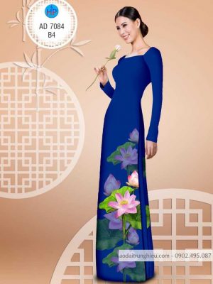 Vải áo dài hoa sen mới ra AD 7084 23 1586138492 88 Vai ao dai hoa sen moi ra AD 7084