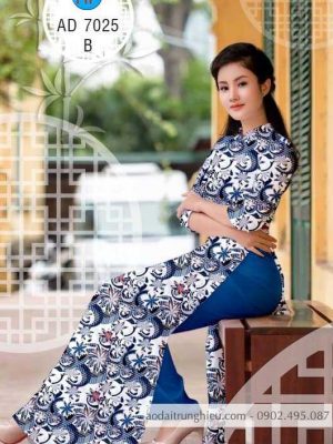 1586405304 380 Vai ao dai hoa van deu kieu moi AD 7025