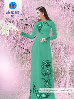 1586406048 357 Vai ao dai hoa van doc than thiet ke 2020