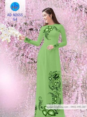 1586406048 389 Vai ao dai hoa van doc than thiet ke 2020