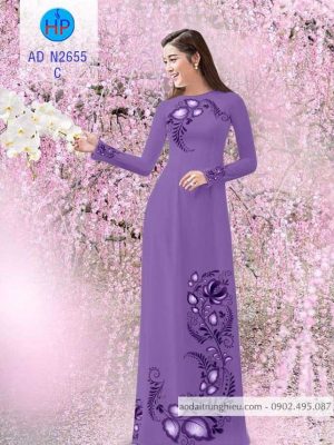 1586406048 605 Vai ao dai hoa van doc than thiet ke 2020