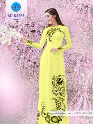 1586406049 444 Vai ao dai hoa van doc than thiet ke 2020