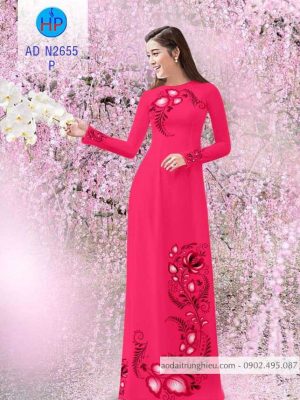1586406049 740 Vai ao dai hoa van doc than thiet ke 2020