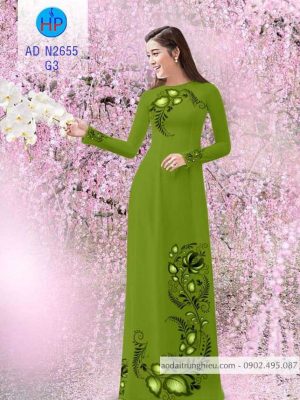 1586406049 77 Vai ao dai hoa van doc than thiet ke 2020