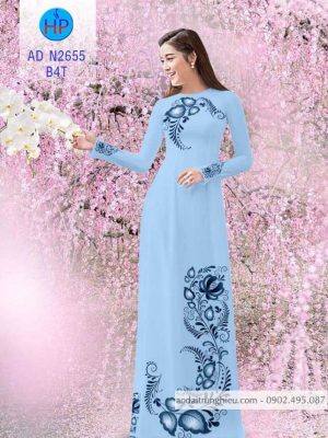 1586406049 953 Vai ao dai hoa van doc than thiet ke 2020