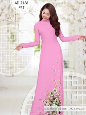 1586406311 25 Vai ao dai hoa 3D thiet ke 2020 AD 7138