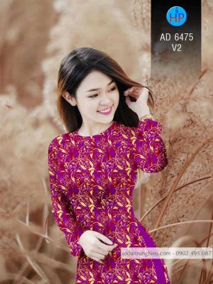 1586508888 22 Vai ao dai Hoa van deu thiet ke 2020 AD