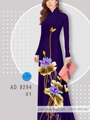 1586509425 124 Vai ao dai Hoa Sen thiet ke 2020 AD 9294