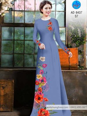 1586602995 450 Vai ao dai hoa 3D thiet ke 2020 AD 6437