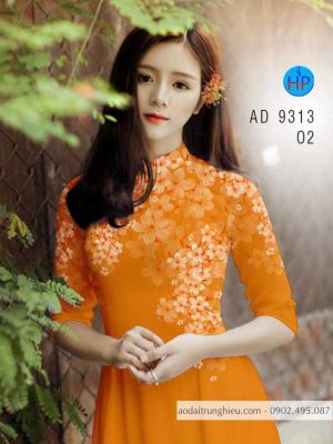 1587024450 563 Vai ao dai Hoa Dao thiet ke 2020 AD 9313