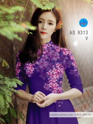 1587024451 305 Vai ao dai Hoa Dao thiet ke 2020 AD 9313