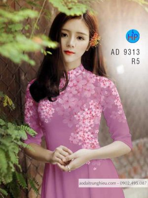 1587024452 603 Vai ao dai Hoa Dao thiet ke 2020 AD 9313