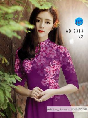 1587024452 698 Vai ao dai Hoa Dao thiet ke 2020 AD 9313