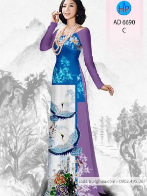 Vải áo dài Như cánh Hạc bay thiết kế 2020 AD 6690 23 1587024556 90 Vai ao dai Nhu canh Hac bay thiet ke 2020