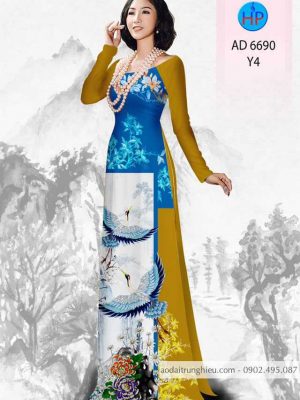 Vải áo dài Như cánh Hạc bay thiết kế 2020 AD 6690 32 1587024557 176 Vai ao dai Nhu canh Hac bay thiet ke 2020