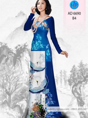 Vải áo dài Như cánh Hạc bay thiết kế 2020 AD 6690 30 1587024557 706 Vai ao dai Nhu canh Hac bay thiet ke 2020