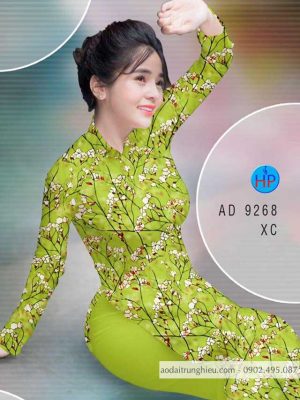 1587097055 209 Vai ao dai Hoa Dao kieu moi AD 9268