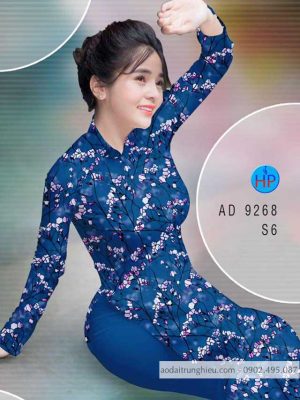 1587097055 35 Vai ao dai Hoa Dao kieu moi AD 9268