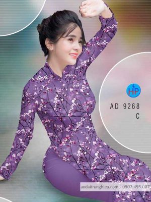 1587097055 419 Vai ao dai Hoa Dao kieu moi AD 9268