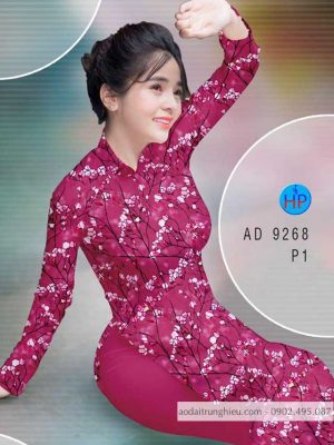 1587097055 490 Vai ao dai Hoa Dao kieu moi AD 9268