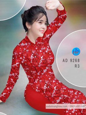 1587097055 682 Vai ao dai Hoa Dao kieu moi AD 9268