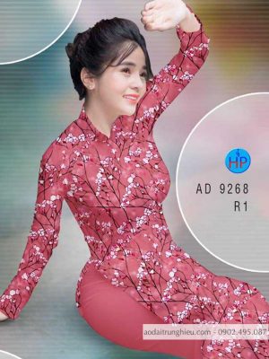 1587097055 688 Vai ao dai Hoa Dao kieu moi AD 9268
