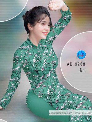 1587097055 747 Vai ao dai Hoa Dao kieu moi AD 9268