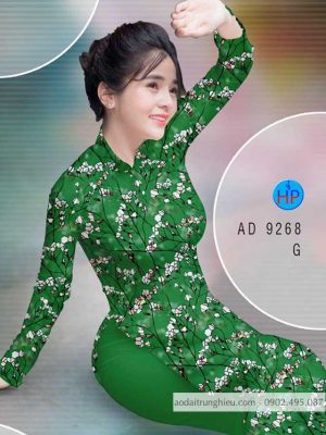 1587097055 753 Vai ao dai Hoa Dao kieu moi AD 9268