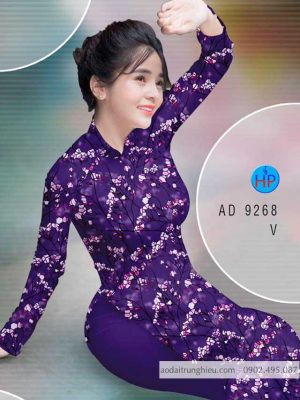 1587097056 55 Vai ao dai Hoa Dao kieu moi AD 9268