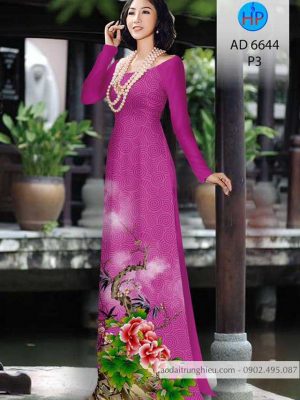 1587098007 27 Vai ao dai hoa cam tu kieu moi AD 6644