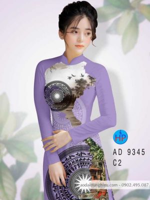 Vải áo dài bản đồ và trống đồng mới ra AD 9345 22 1587267807 71 Vai ao dai ban do va trong dong moi ra