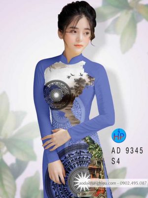 Vải áo dài bản đồ và trống đồng mới ra AD 9345 31 1587267807 757 Vai ao dai ban do va trong dong moi ra