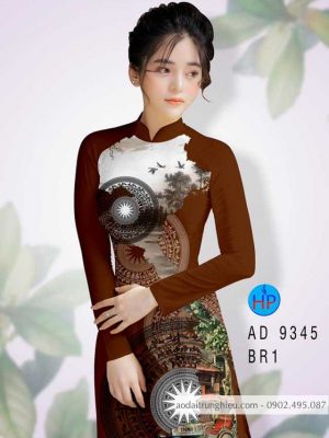 Vải áo dài bản đồ và trống đồng mới ra AD 9345 29 1587267807 886 Vai ao dai ban do va trong dong moi ra