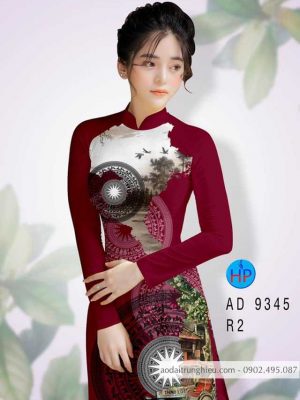 Vải áo dài bản đồ và trống đồng mới ra AD 9345 34 1587267808 152 Vai ao dai ban do va trong dong moi ra