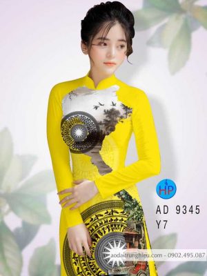 Vải áo dài bản đồ và trống đồng mới ra AD 9345 33 1587267808 419 Vai ao dai ban do va trong dong moi ra