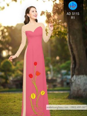 Vải áo dài hoa tulip mới ra AD 5115 30 1587437847 89 Vai ao dai hoa tulip moi ra AD 5115